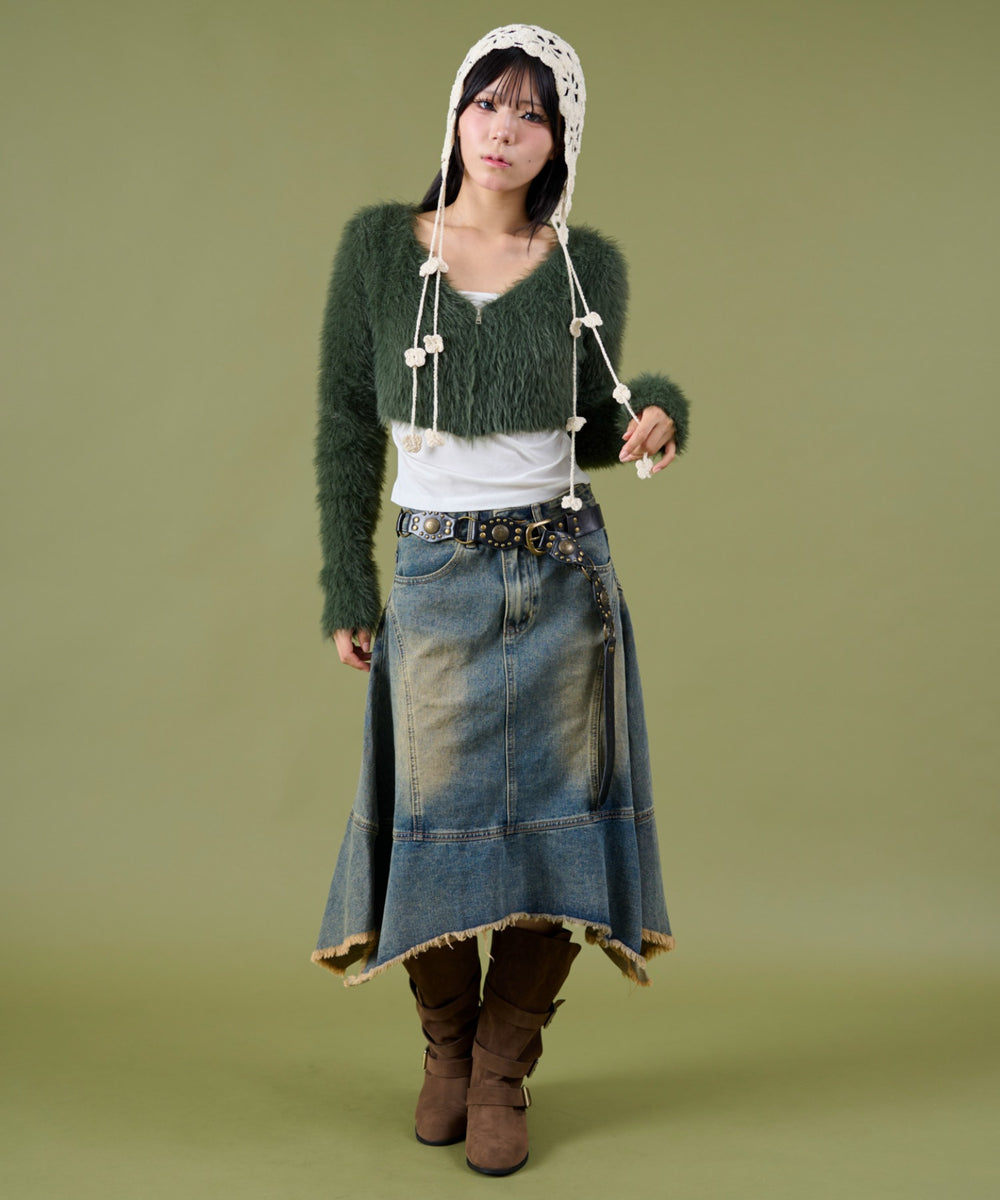 カーキ モデル：160cm F着用