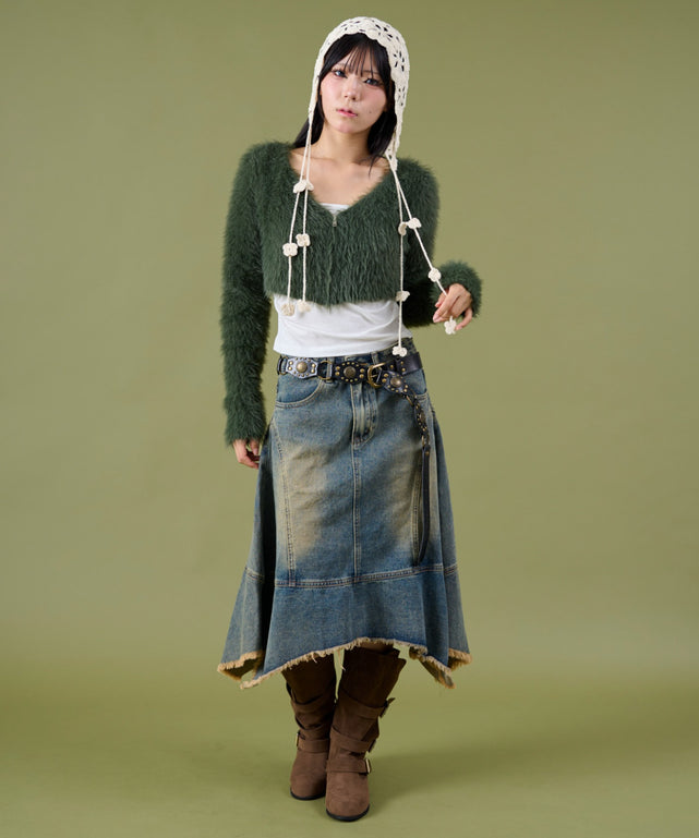 カーキ モデル：160cm F着用