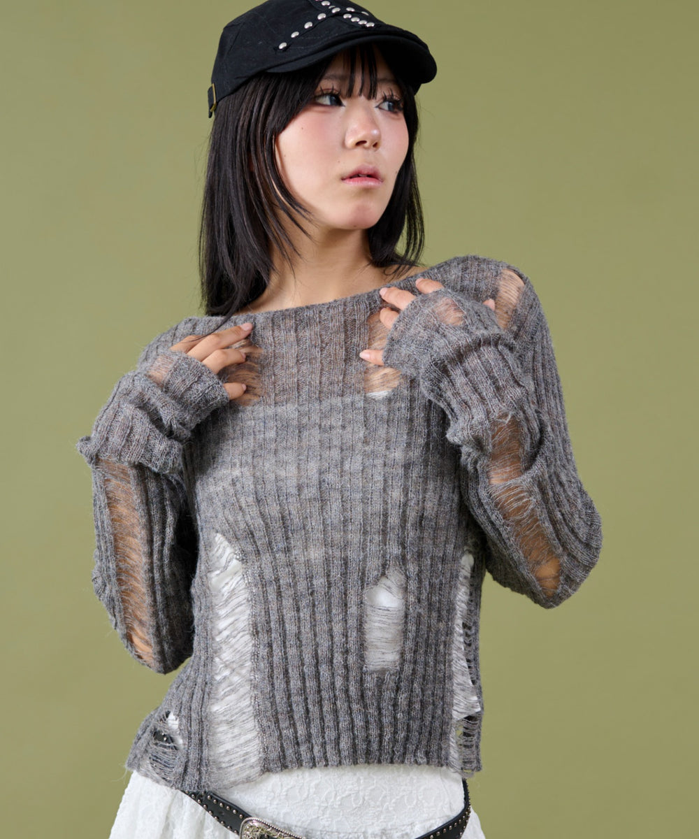 グレー モデル：160cm F着用