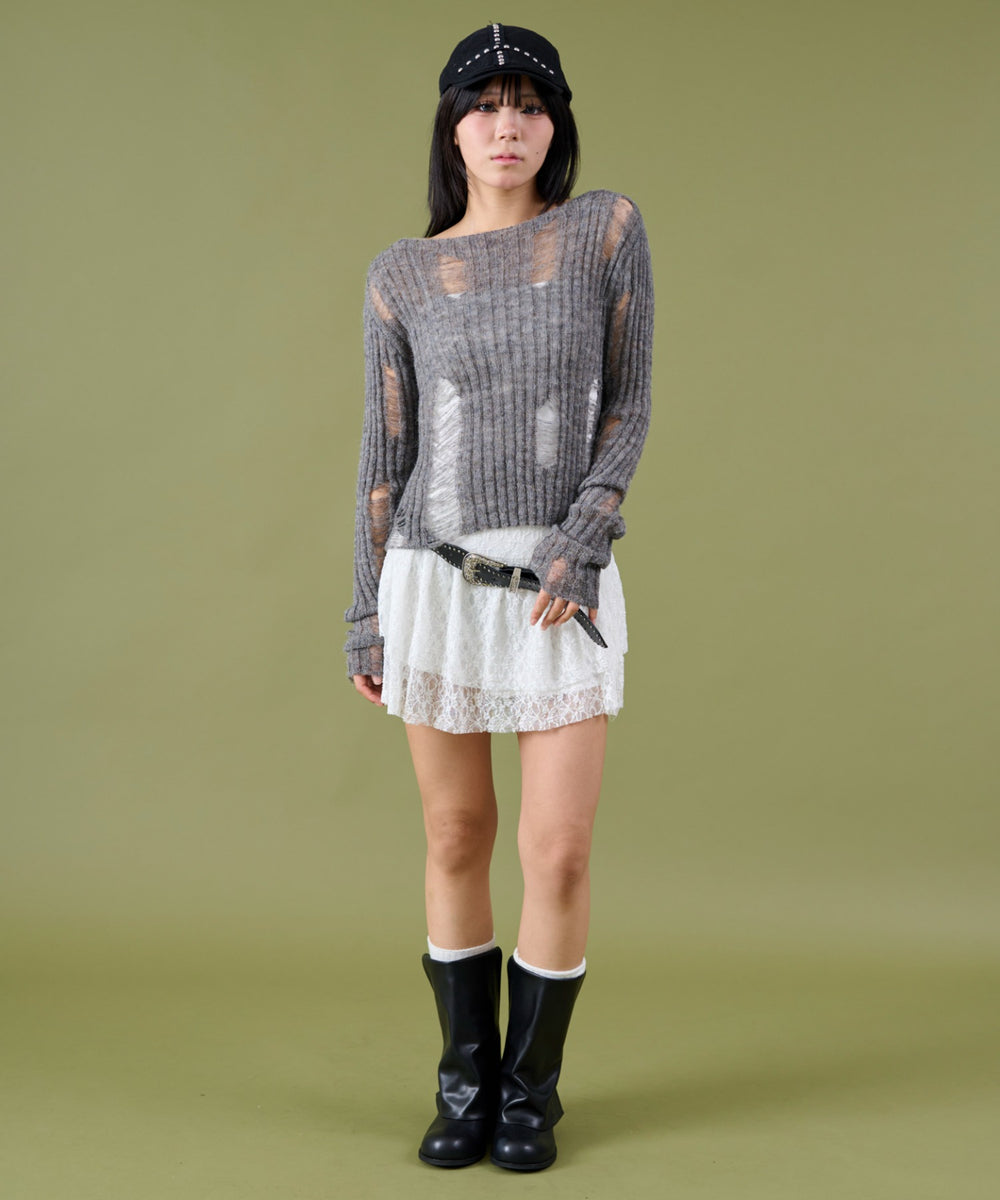 グレー モデル：160cm F着用