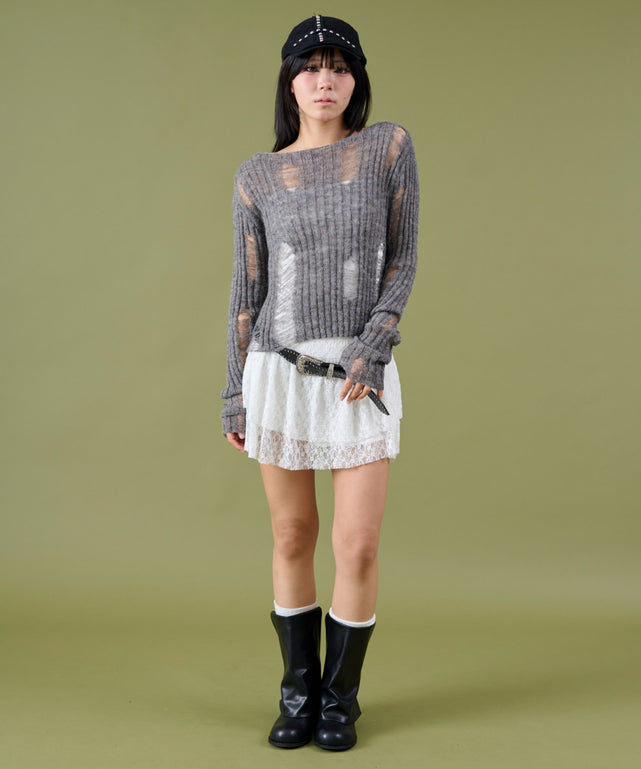 グレー モデル：160cm F着用