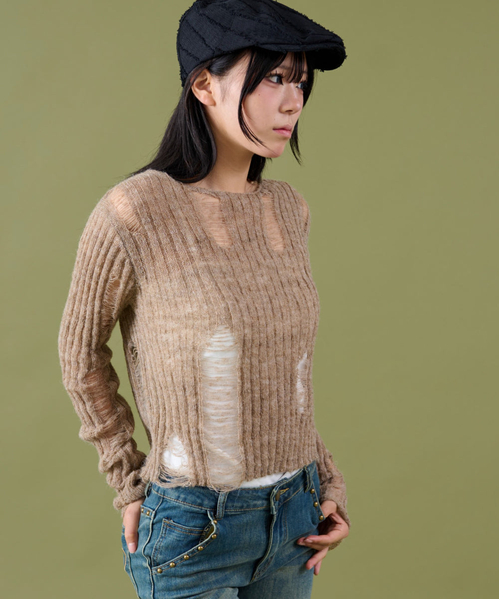 ベージュ モデル：160cm F着用