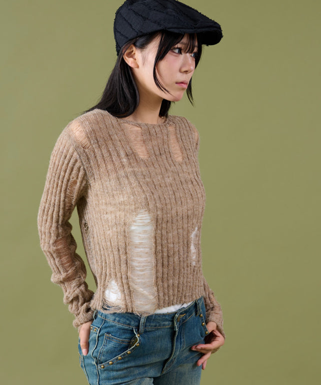 ベージュ モデル：160cm F着用