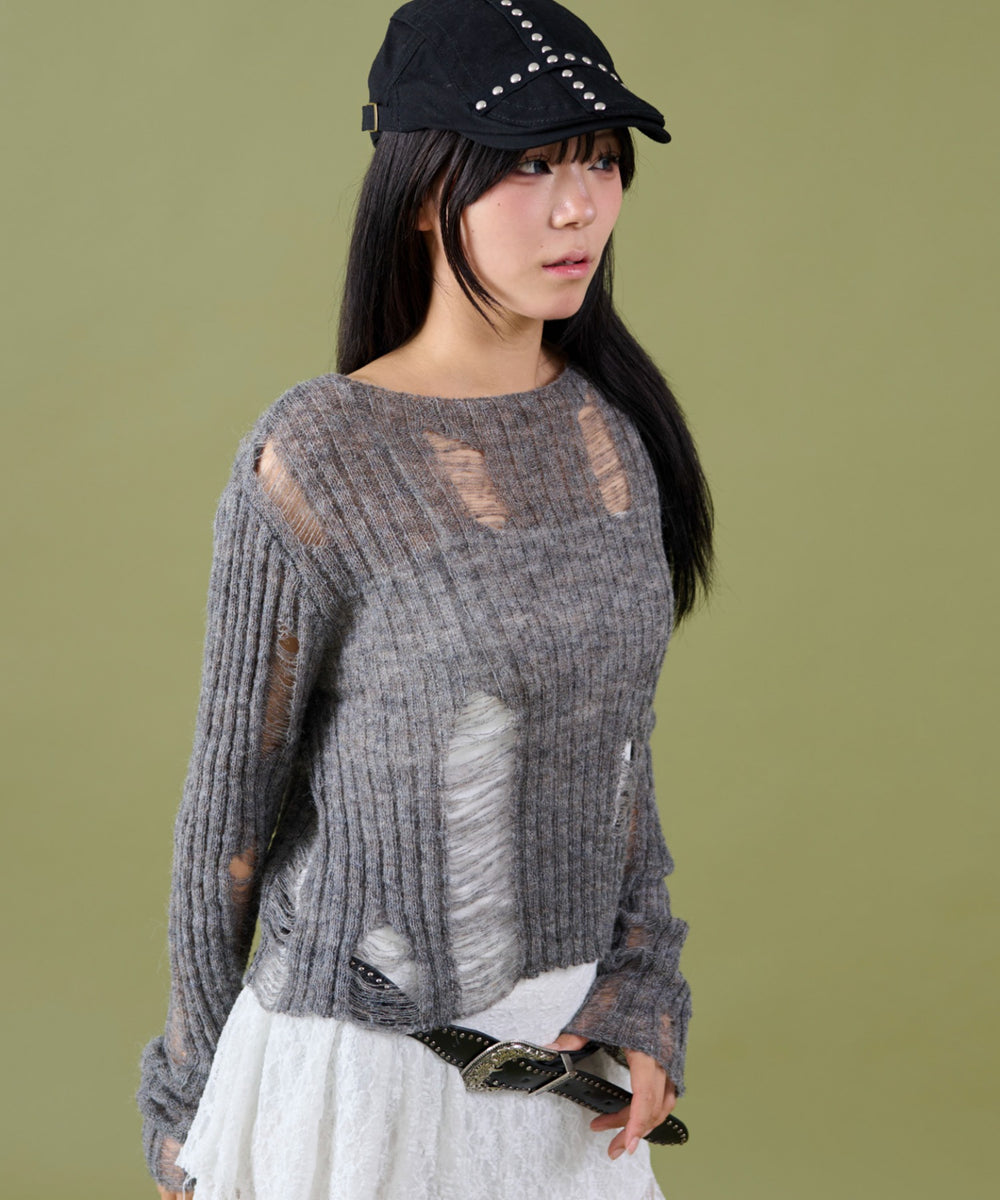 グレー モデル：160cm F着用