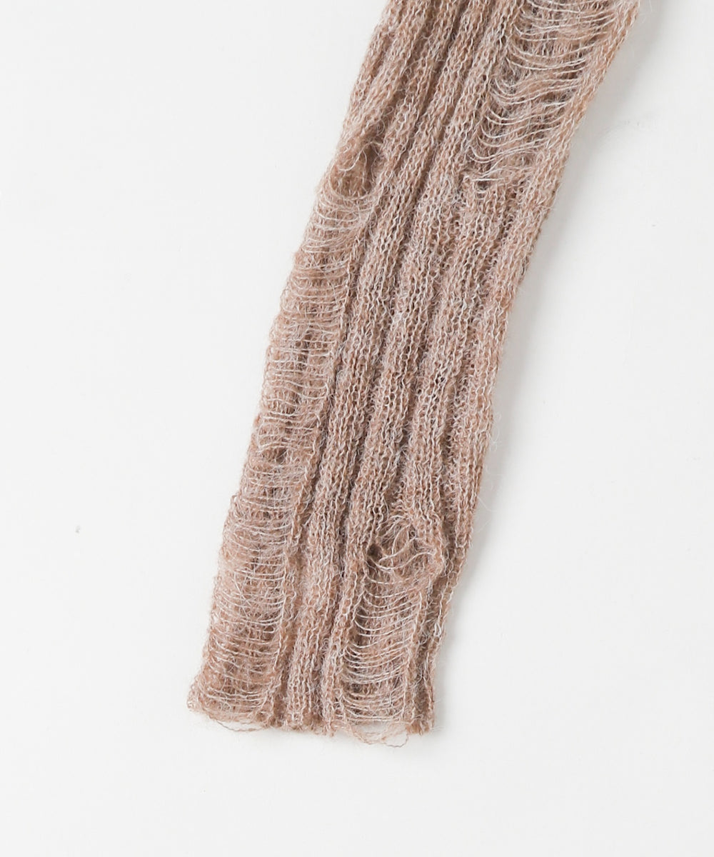 ダメージショートニット