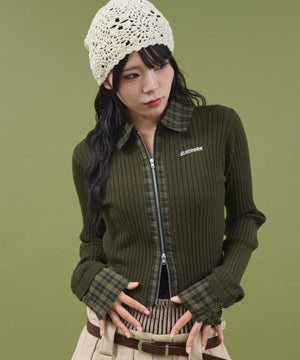 カーキ モデル：160cm F着用