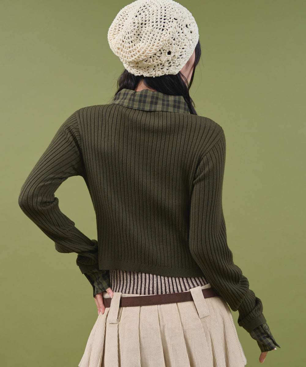 カーキ モデル：160cm F着用