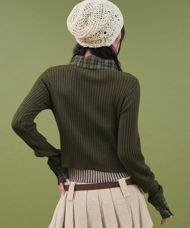 カーキ モデル：160cm F着用