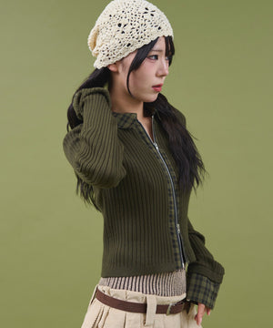 カーキ モデル：160cm F着用