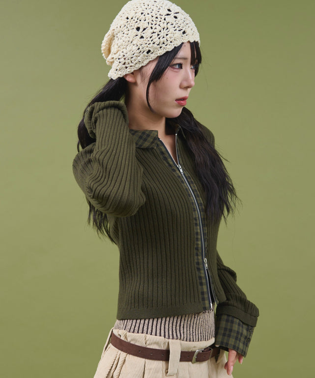 カーキ モデル：160cm F着用