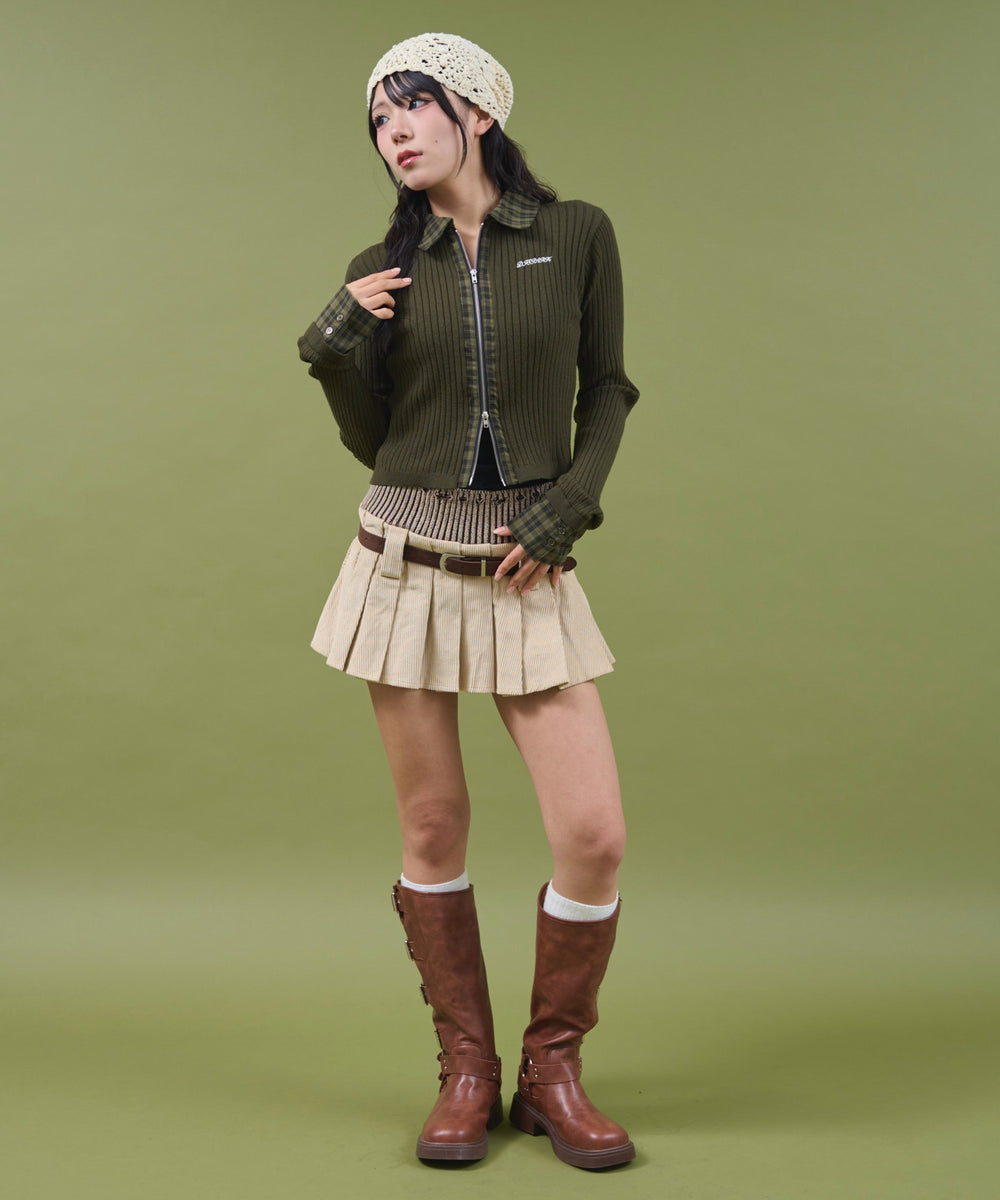 カーキ モデル：160cm F着用