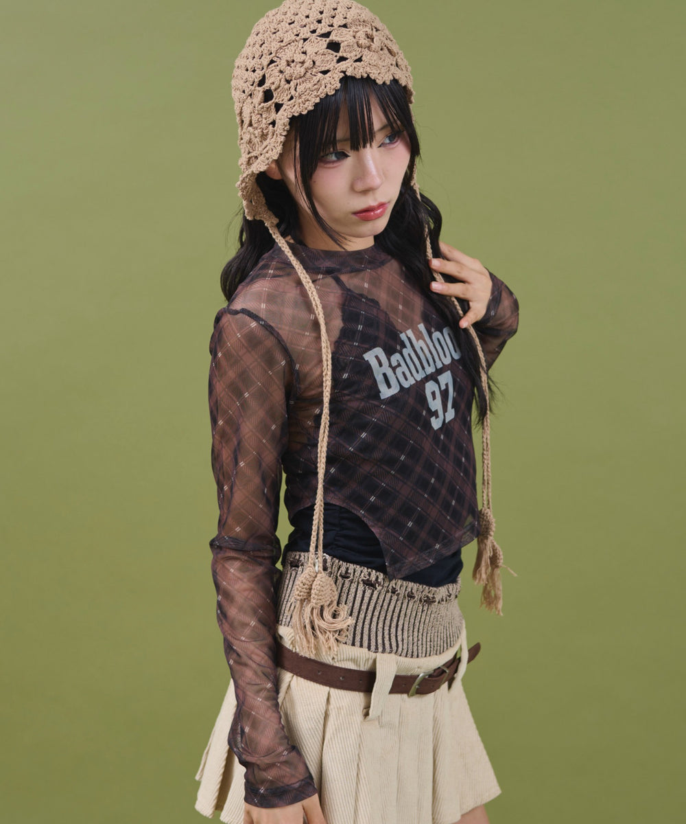 ブラウン モデル：160cm F着用