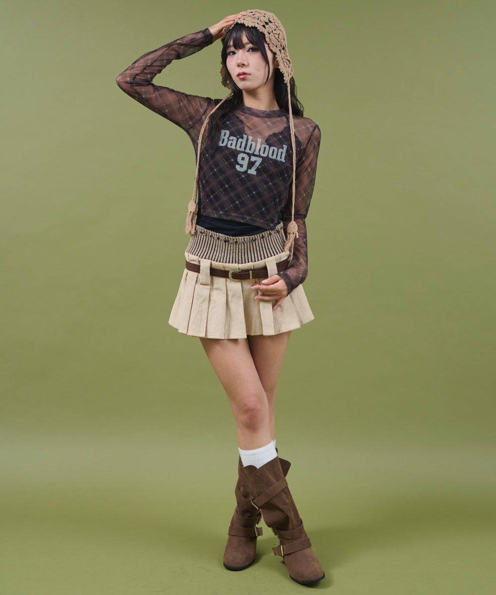 ブラウン モデル：160cm F着用