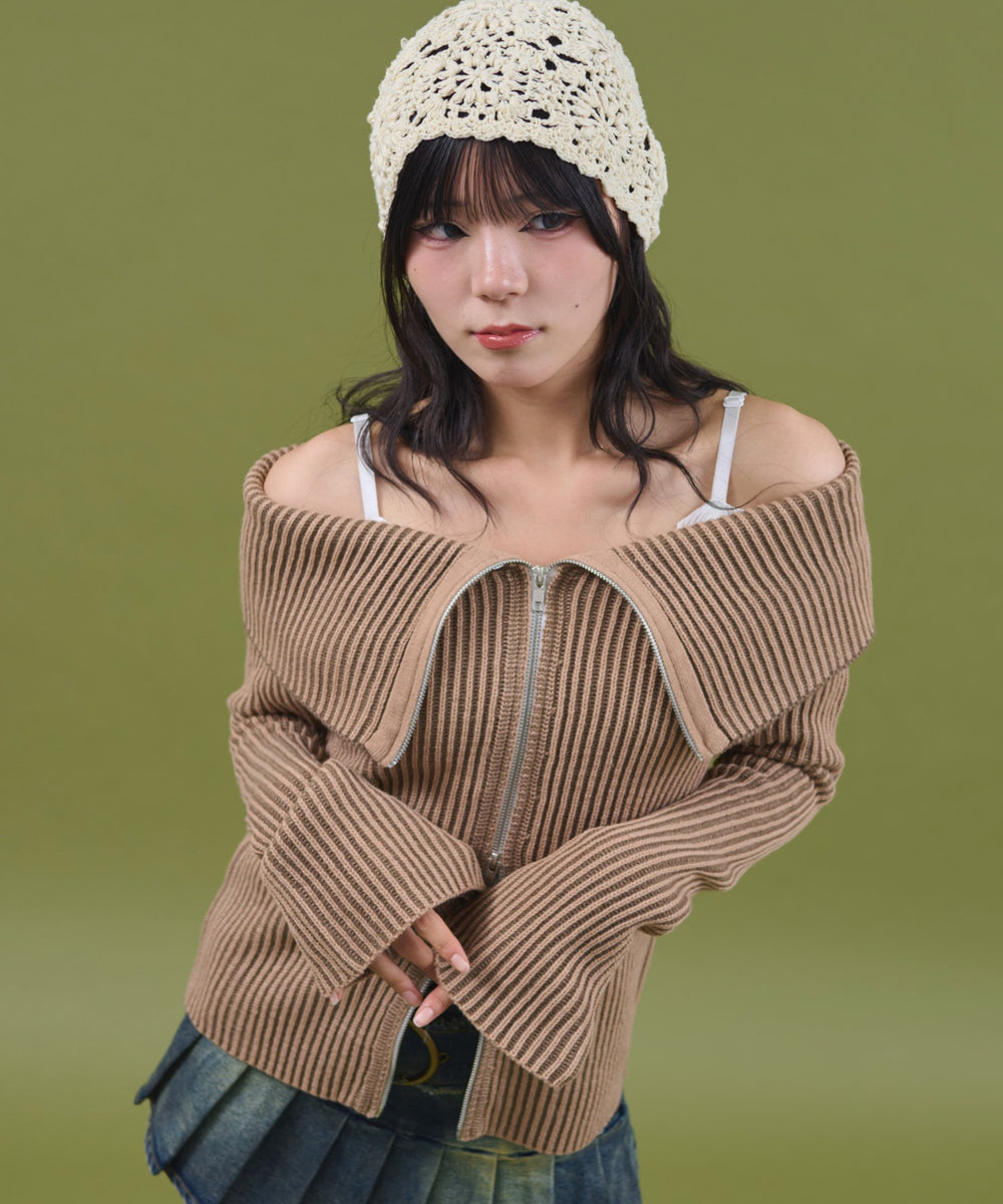 ブラウン モデル：160cm F着用