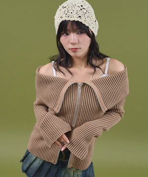 ブラウン モデル：160cm F着用