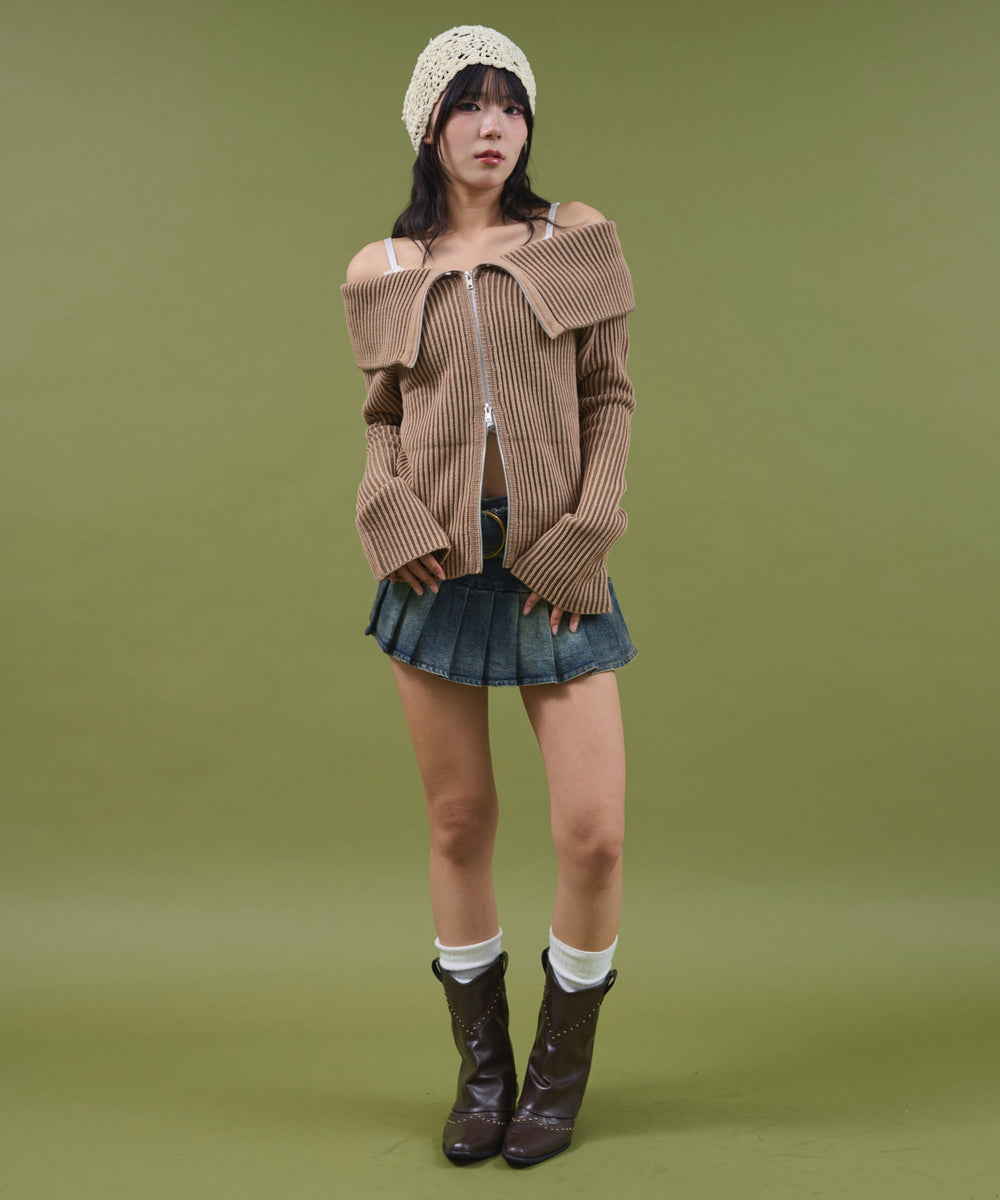 ブラウン モデル：160cm F着用