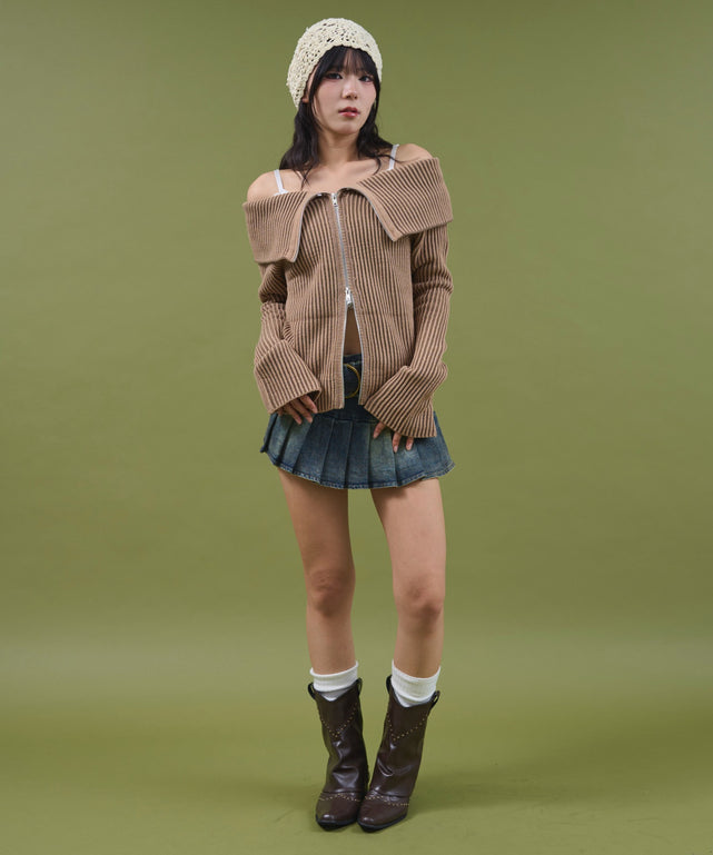 ブラウン モデル：160cm F着用