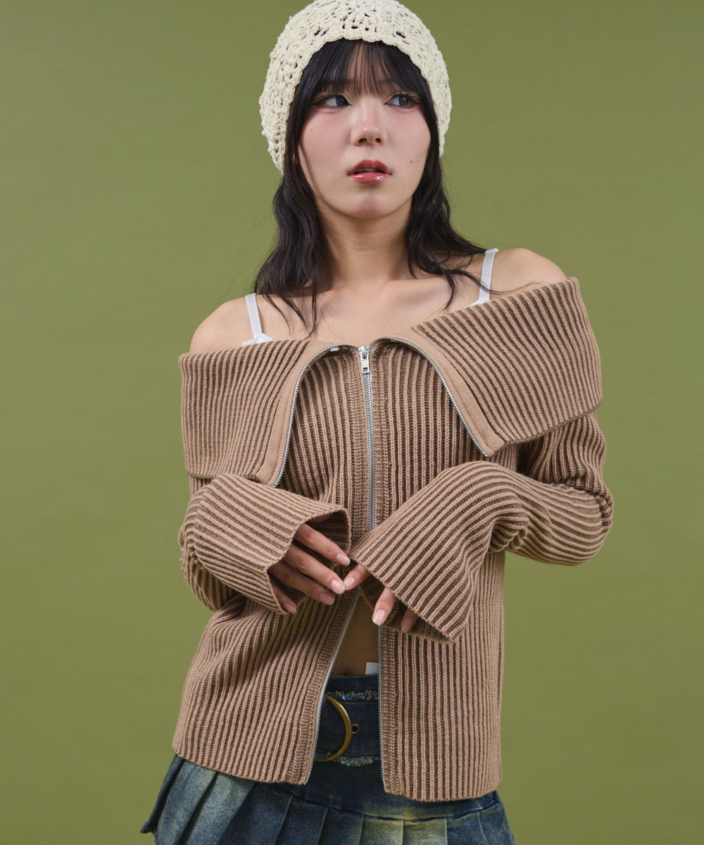 ブラウン モデル：160cm F着用