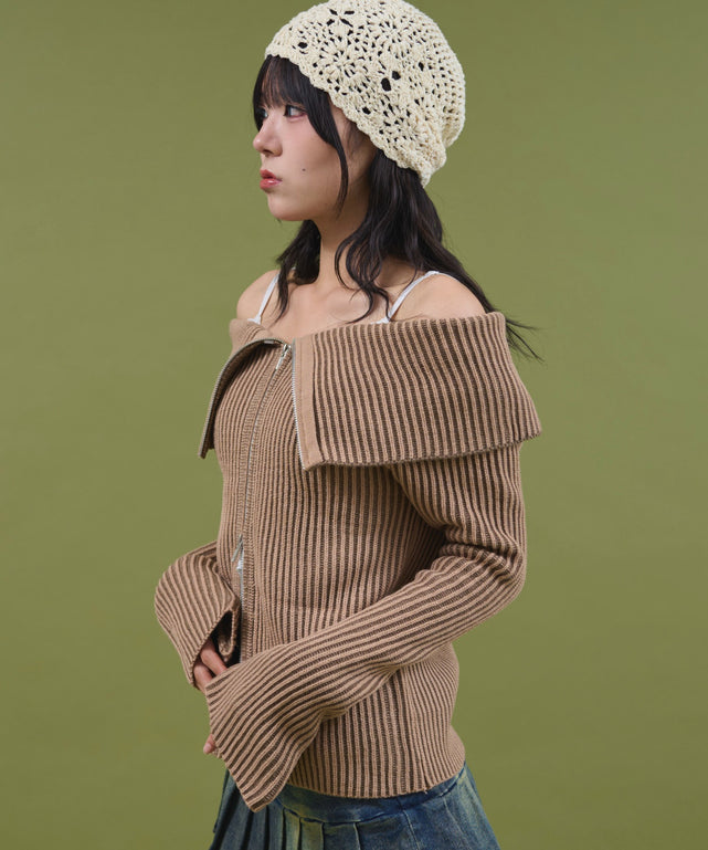 ブラウン モデル：160cm F着用