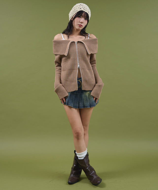 ブラウン モデル：160cm F着用