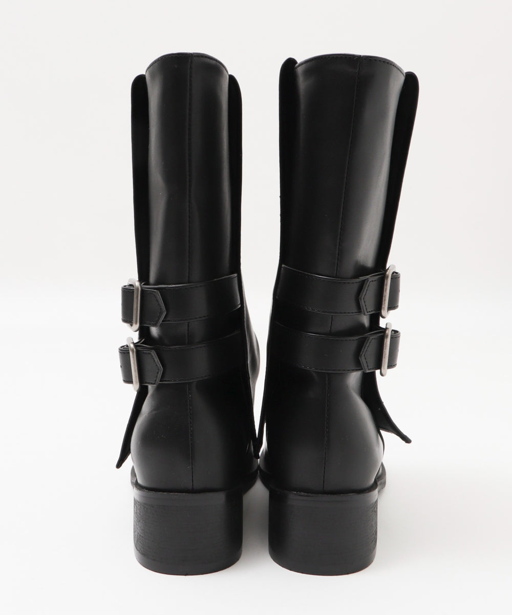 バックルミドルブーツ