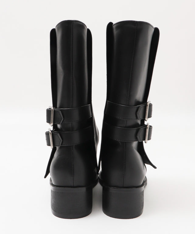 バックルミドルブーツ