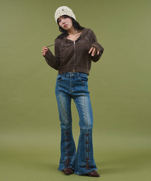 ブラウン モデル：160cm F着用