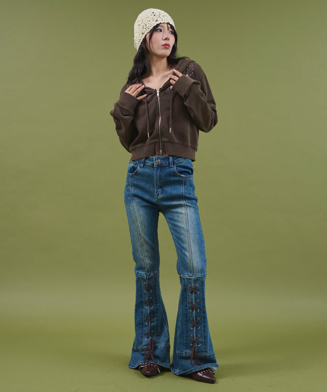 ブラウン モデル：160cm F着用