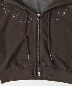 スタッズデザインWジップPK