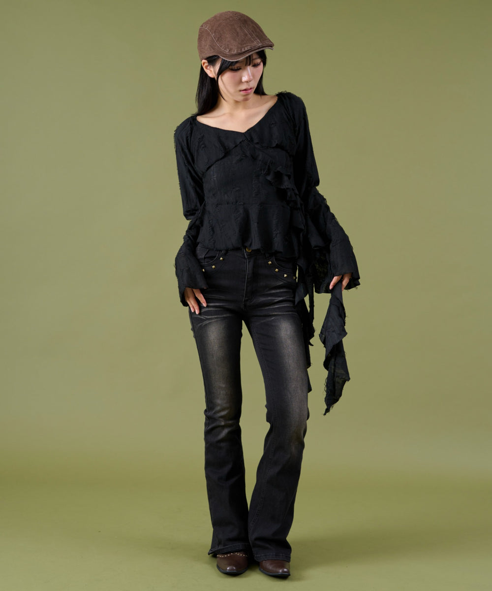 ブラック モデル：160cm F着用