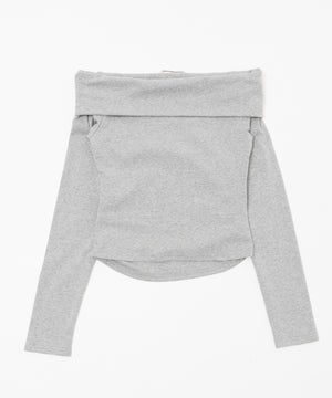 ベルトロゴオフショルTOP