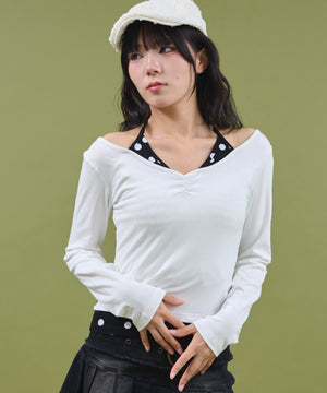 ホワイト モデル：160cm F着用