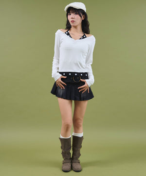 ホワイト モデル：160cm F着用