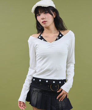 ホワイト モデル：160cm F着用