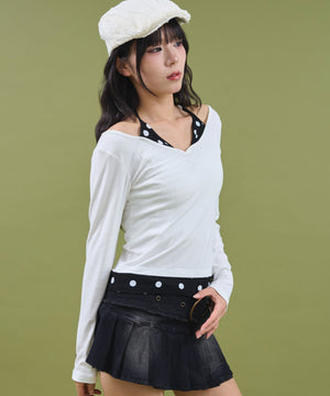 ホワイト モデル：160cm F着用