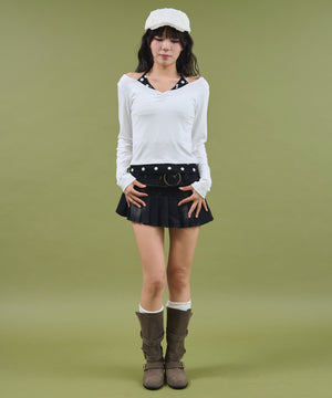 ホワイト モデル：160cm F着用