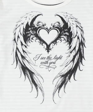 フェイクレイヤードグラッフィックトップ