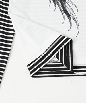 フェイクレイヤードグラッフィックトップ