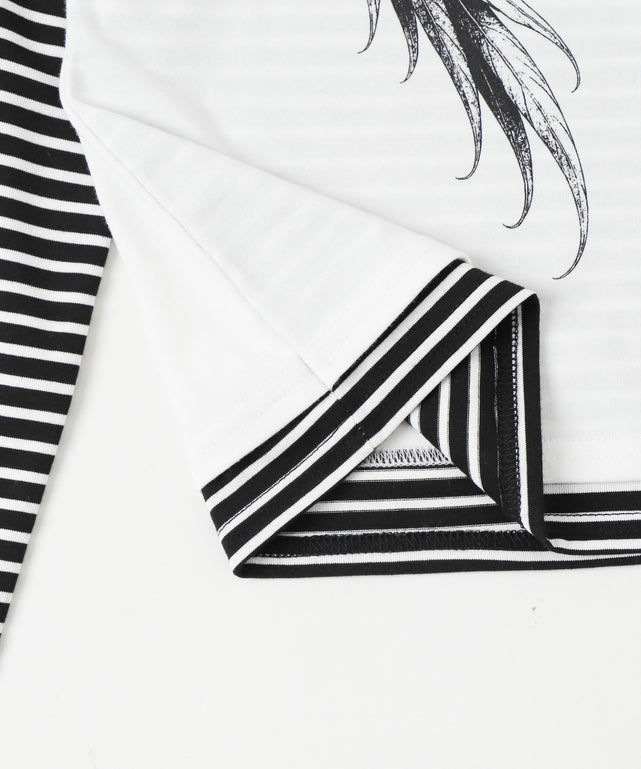 フェイクレイヤードグラッフィックトップ