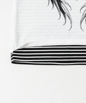 フェイクレイヤードグラッフィックトップ