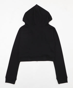 ラインストーンショートパーカー