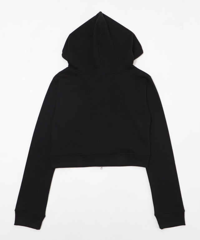 ラインストーンショートパーカー