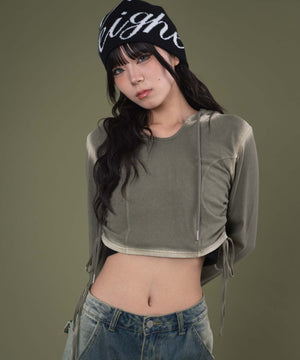 カーキ モデル：160cm F着用