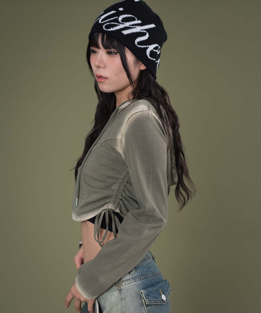 カーキ モデル：160cm F着用