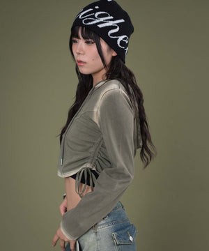 カーキ モデル：160cm F着用