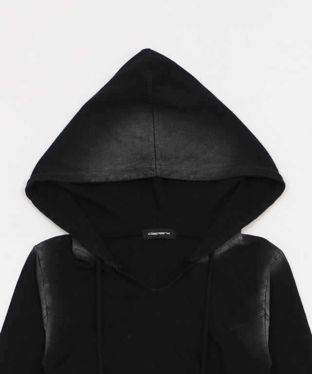 サイドギャザーブリーチフーディー