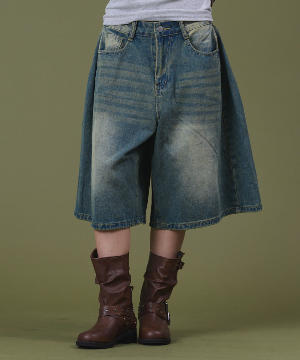 デニム中濃 モデル：160cm S着用