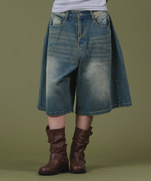 デニム中濃 モデル：160cm S着用