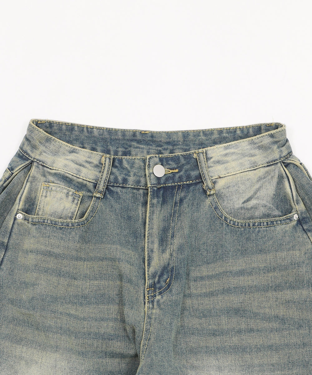 バギーハーフデニム