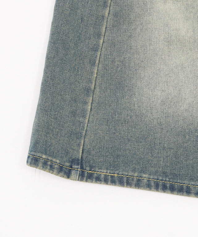 バギーハーフデニム